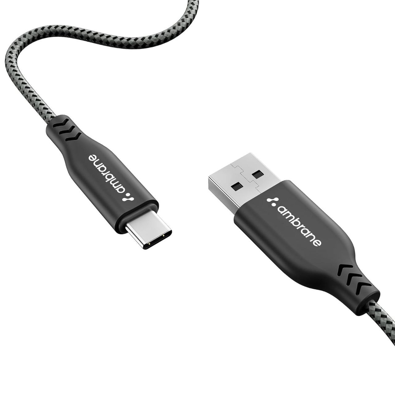 Ambrane Type C Cable 3a Fast Charging 1m Brai