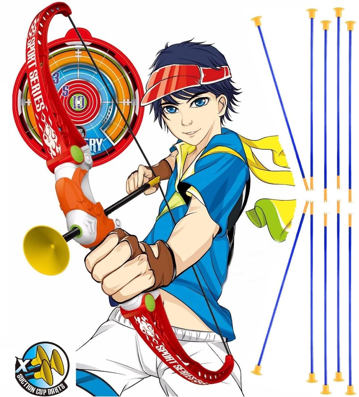 Amitasha Archery Bow And 10 Arrows Target Gam