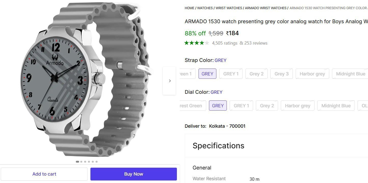 Analog Watch - For Men 184