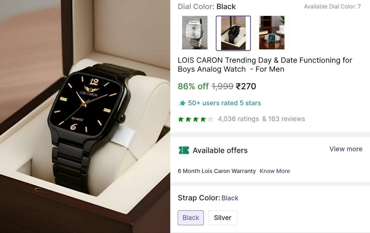 Analog Watch - For Men At 270