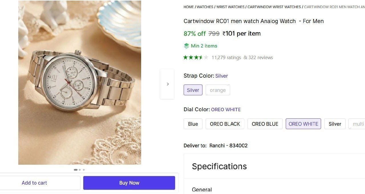 Analog Watch - For Men S 101