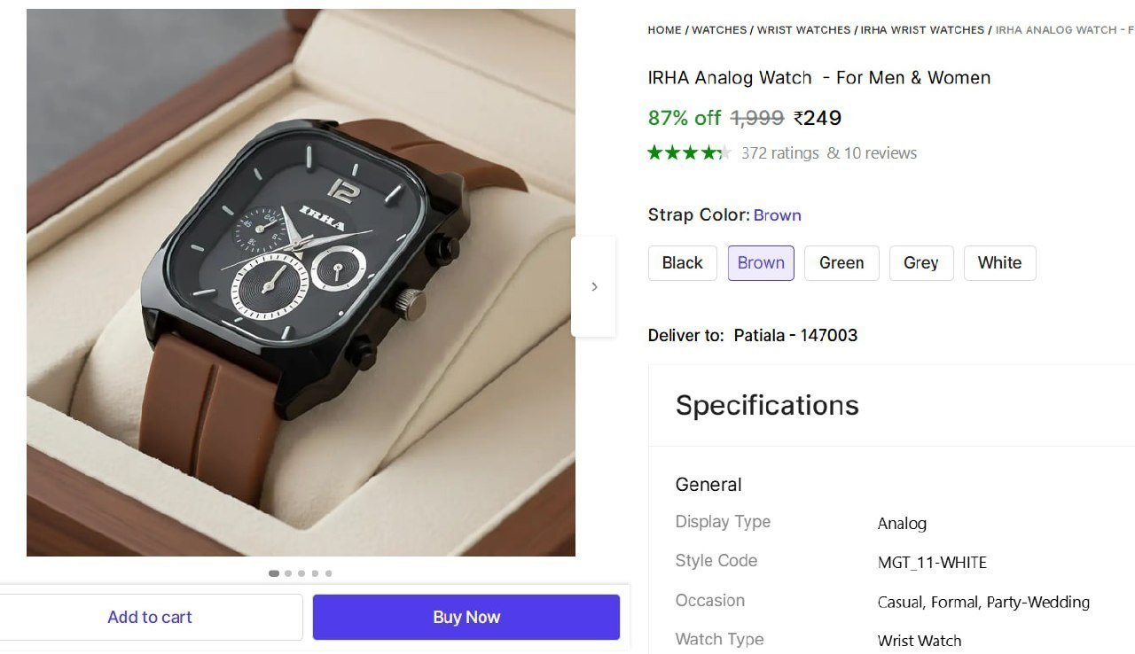 Analog Watch - For Men Women 249
