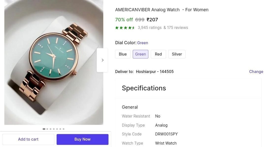 Analog Watch - For Women 207