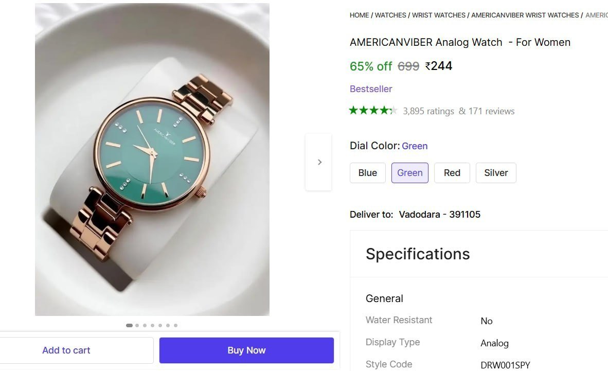 Analog Watch - For Women 244