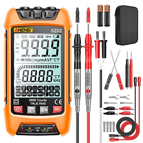 Aneng Smart Digital Multimeter Trms 9999 Count Aut