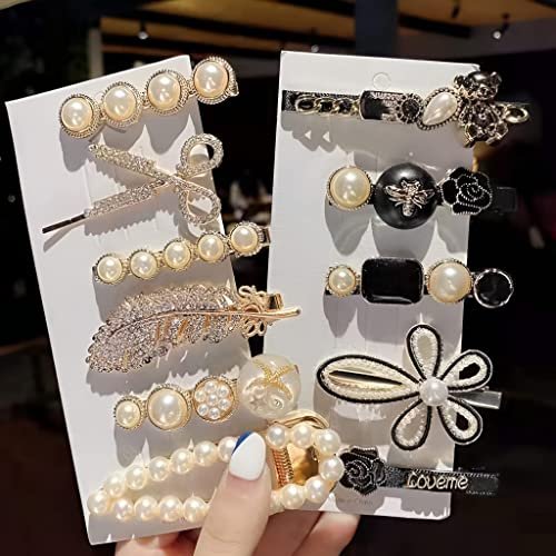 Annacreations 11 Pcs Korean Fashion Style Pearl Rh