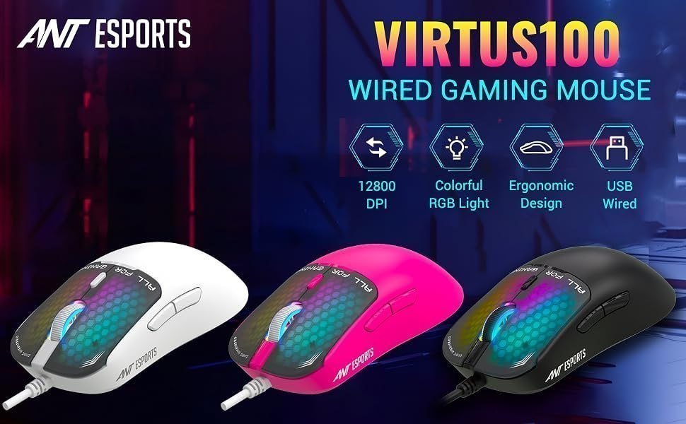 Ant Esports Wired Rgb Gaming Mouse 449
