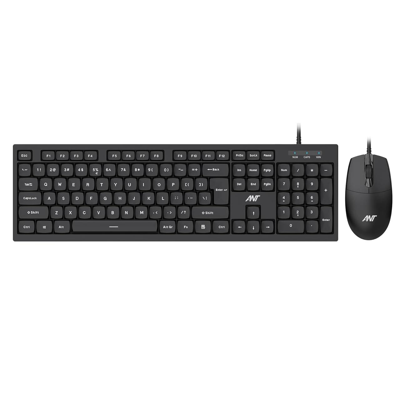 Ant Master10 Full Size Wired Keyboard And Mou