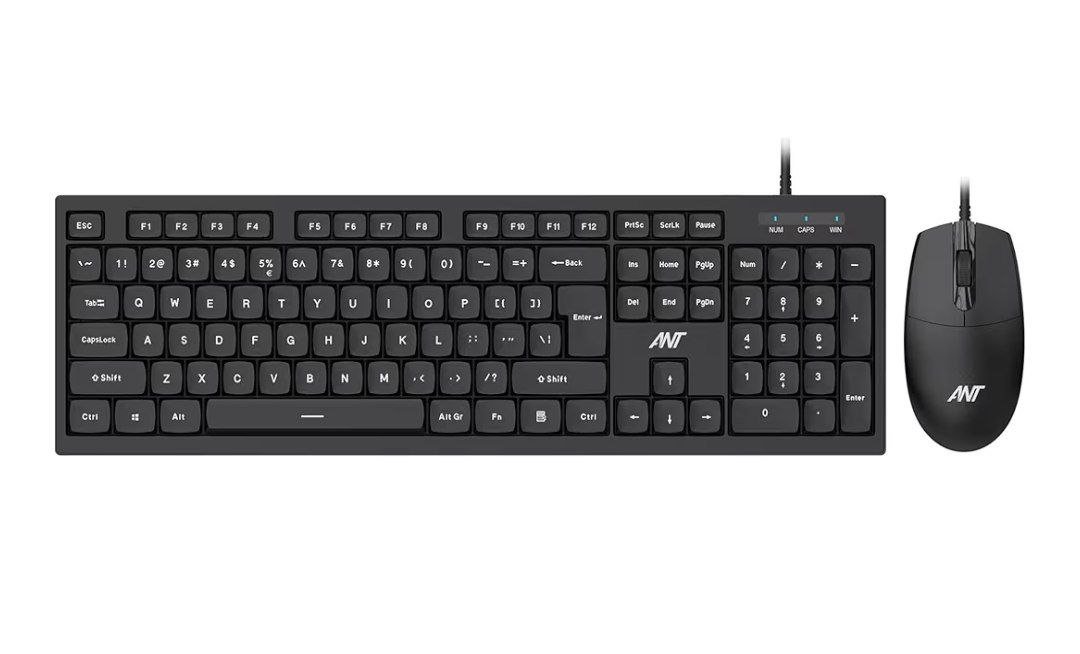 Ant Master10 Full Size Wired Keyboard And Mou