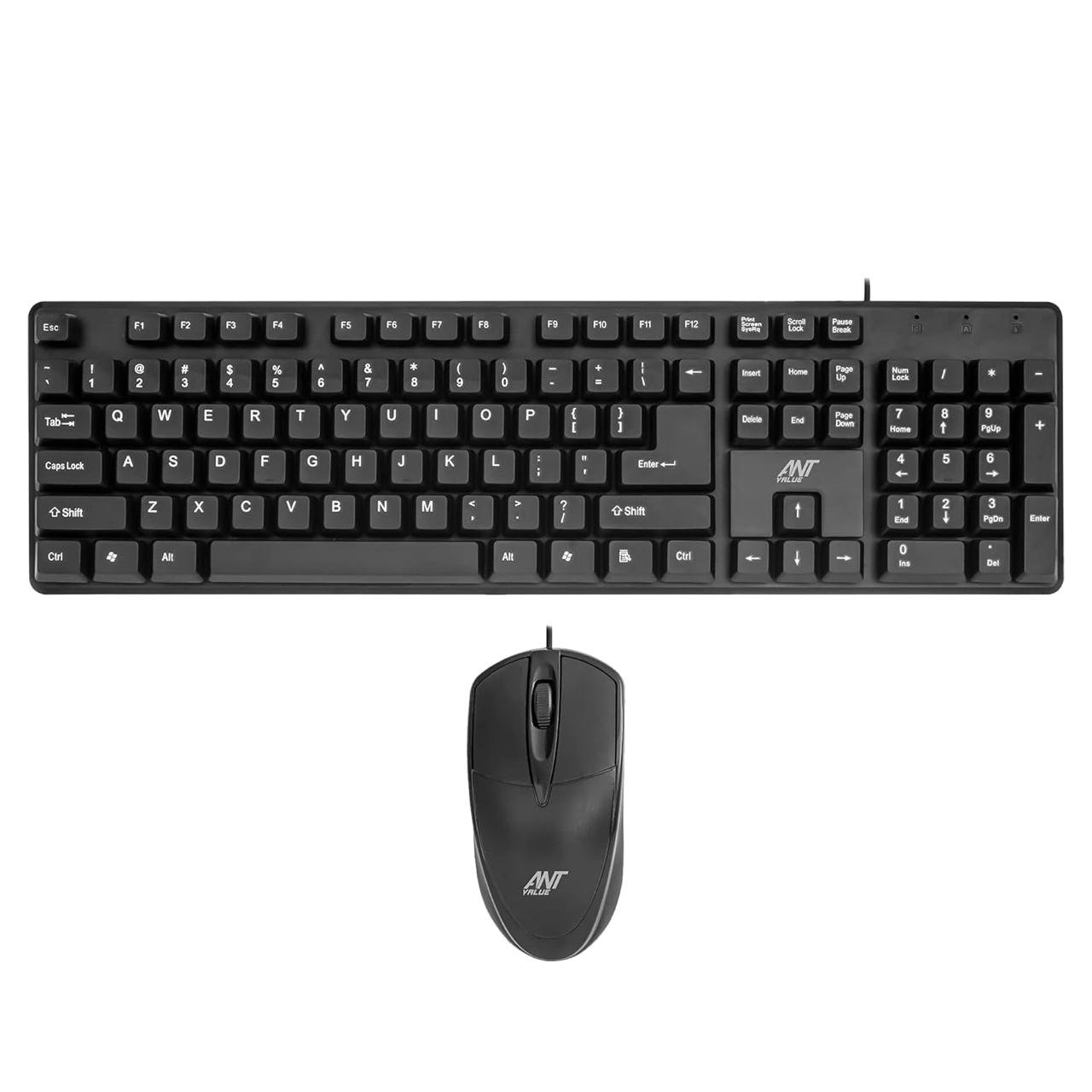 Ant Value Fkbri02 Wired Keyboard And Mouse Combo 3