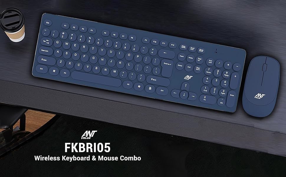 Ant Value Wireless Keyboard Mouse Combo 599