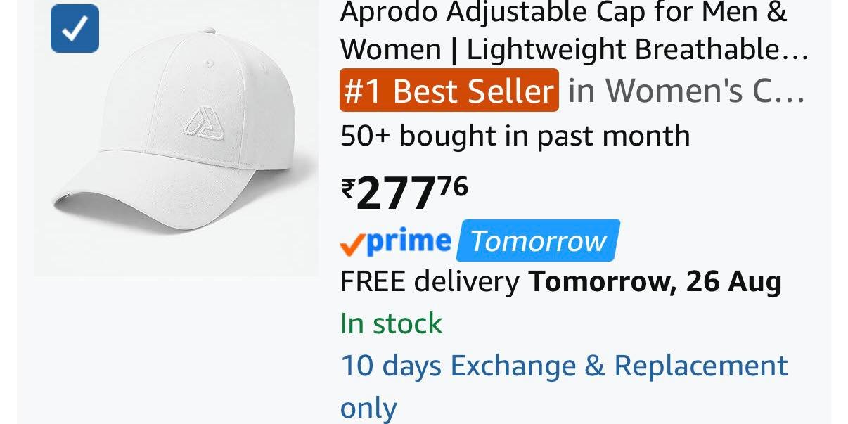 Aprodo Adjustable Cap For Unisex 277