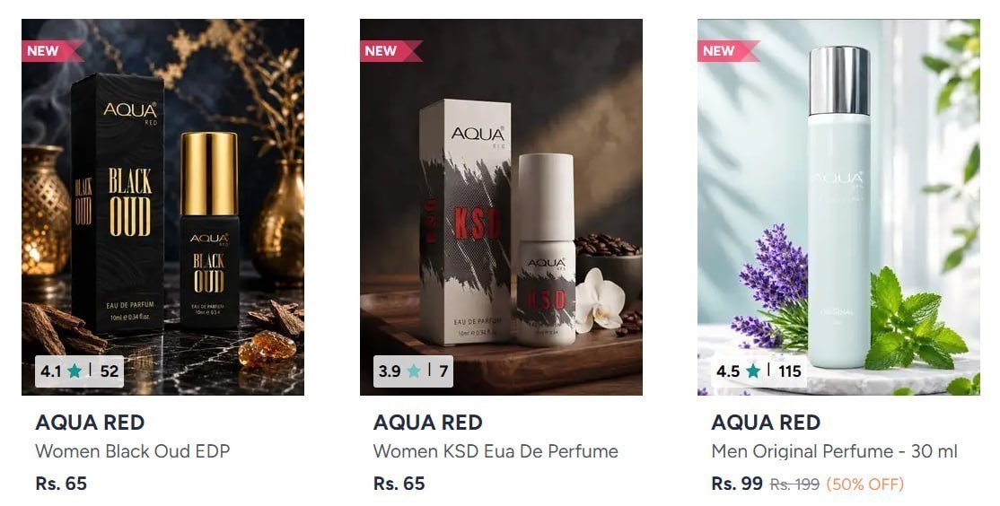 Aqua Red Perfume From 65