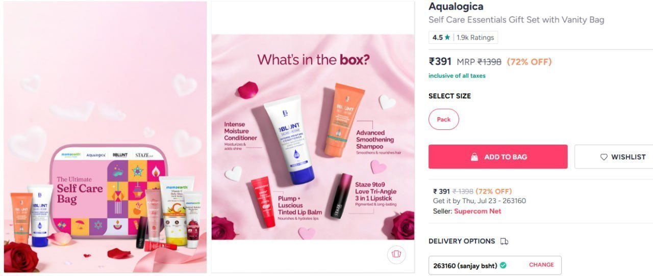 Aqualogica Essentials Gift Set 391