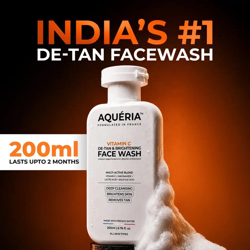 Aqueria De-tan Brightening Face Wash (200 Ml)