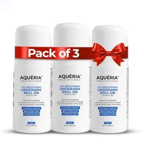 Aqueria Pack Of 3 Underarm Brightening Roll-o