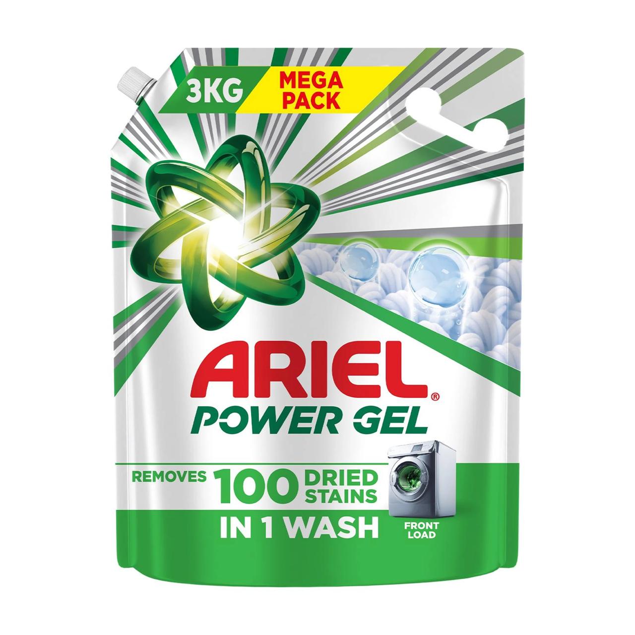 Ariel Power Gel Liquid Detergent Front Load Fresh 