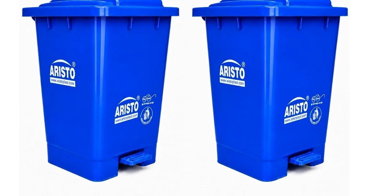 Aristo Plastic Garbage Waste Dustbins 45ltr Combo 