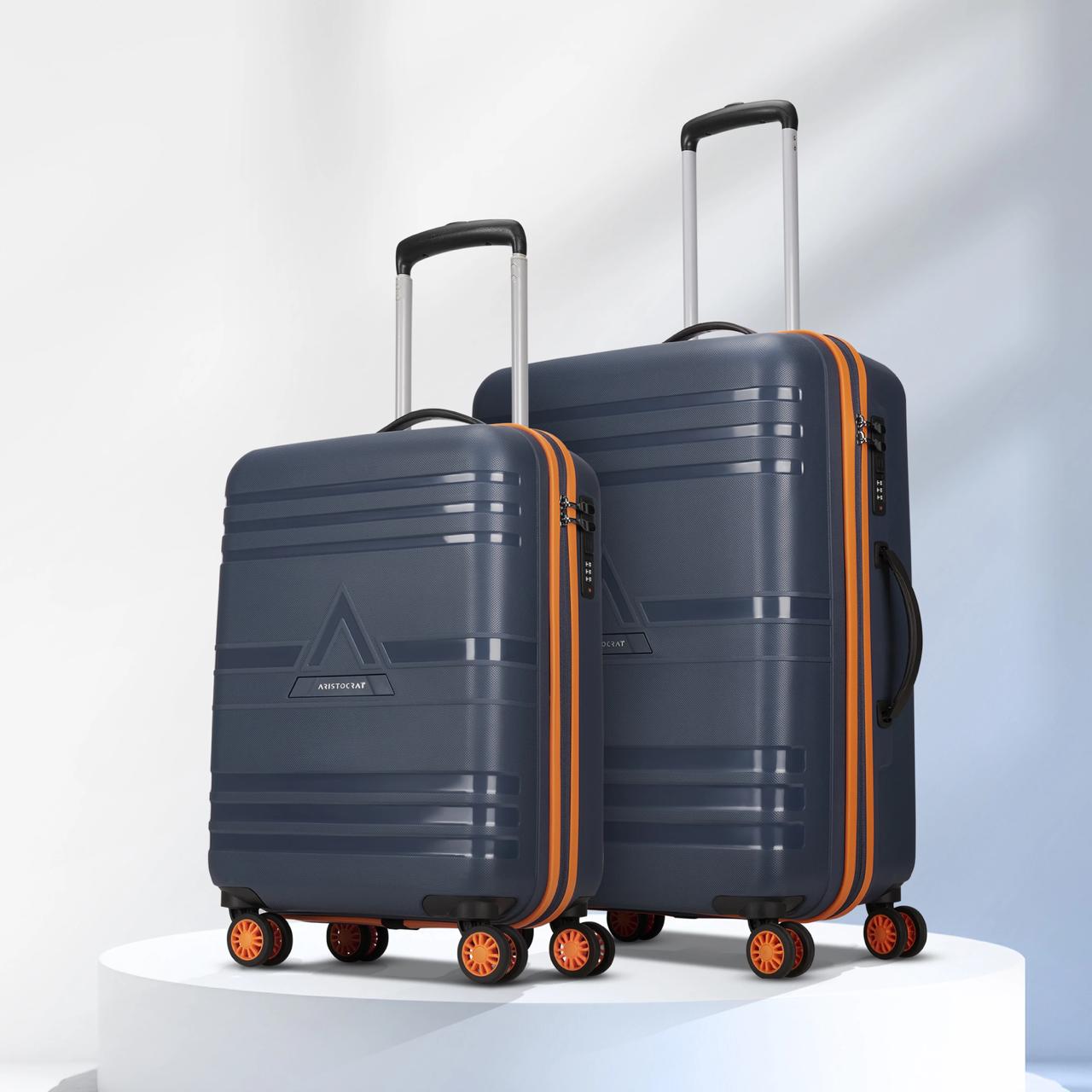 Aristocrat Hard Body Set Of 2 Luggage 4 Wheel