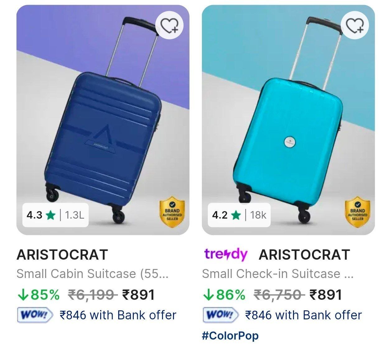 Aristocrat Suitcases