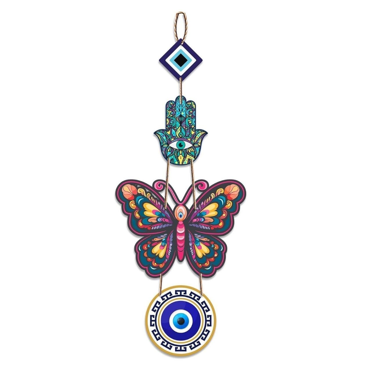 Artvibes Designer Butterfly Wooden Wall Hanging Fo
