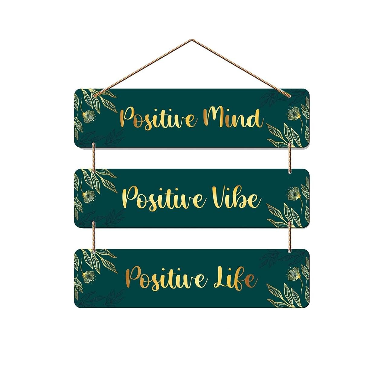 Artvibes Positve Mind Designer Wall Hanging W