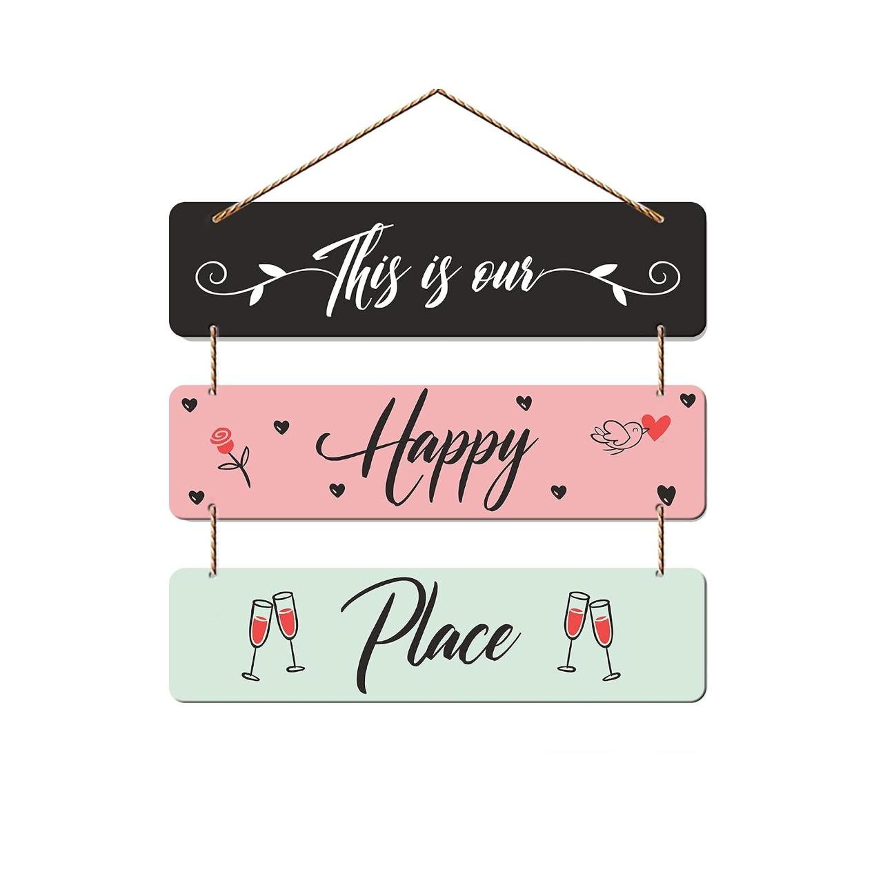 Artvibes This Is Our Happy Place Family Woode