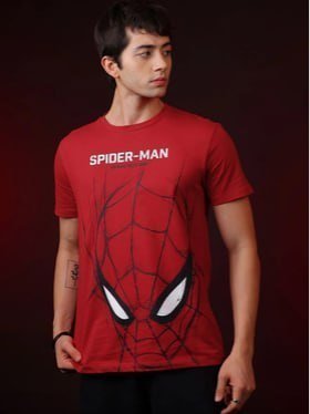 Authority Spiderman Pure Cotton Printed T-shi