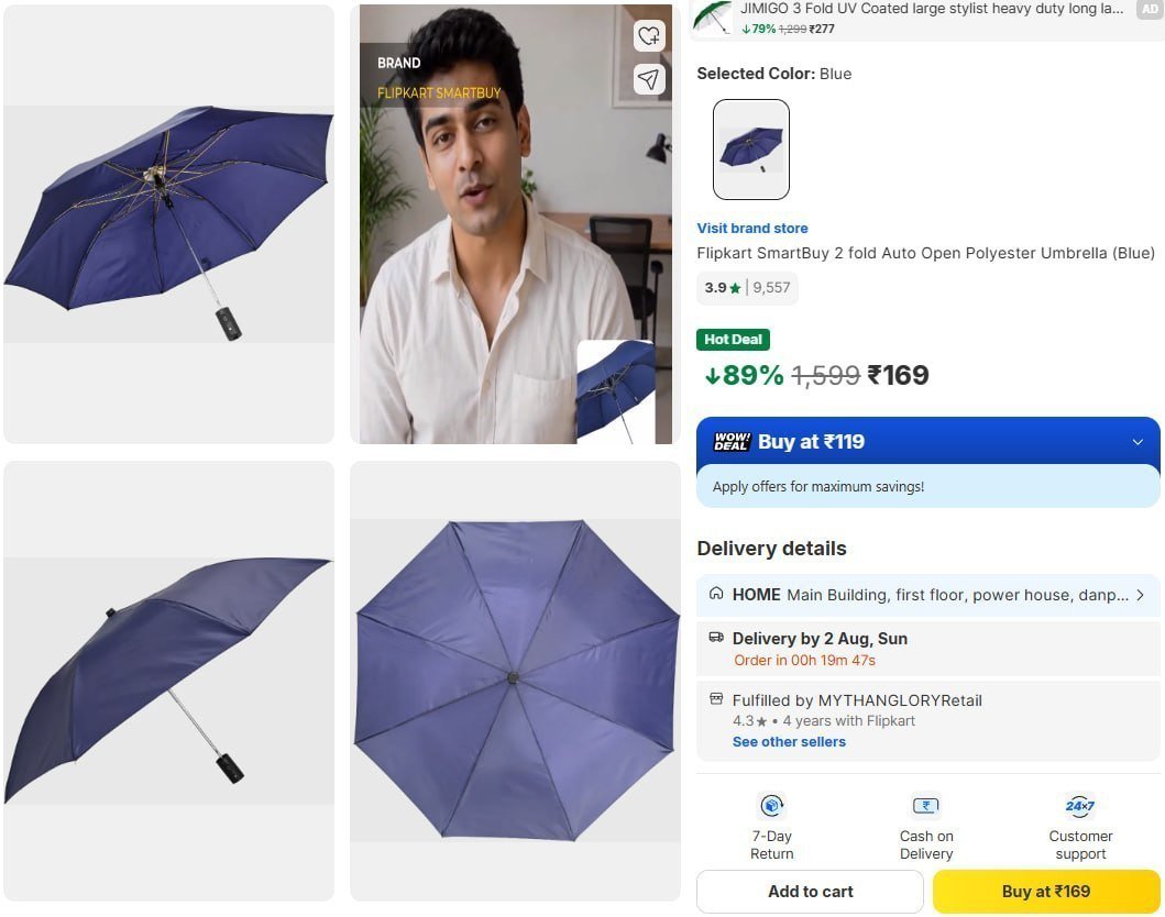 Auto Open-fold Umbrella 169