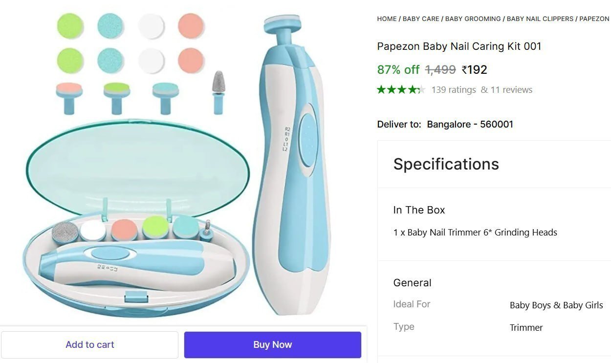 Baby Nail Caring Kit 192