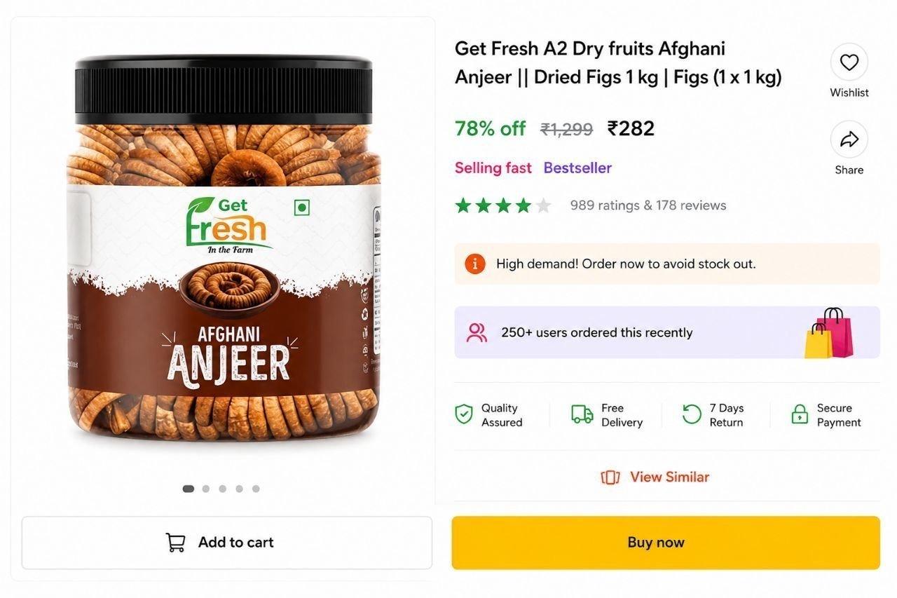 Back Afghani Anjeer 1kg