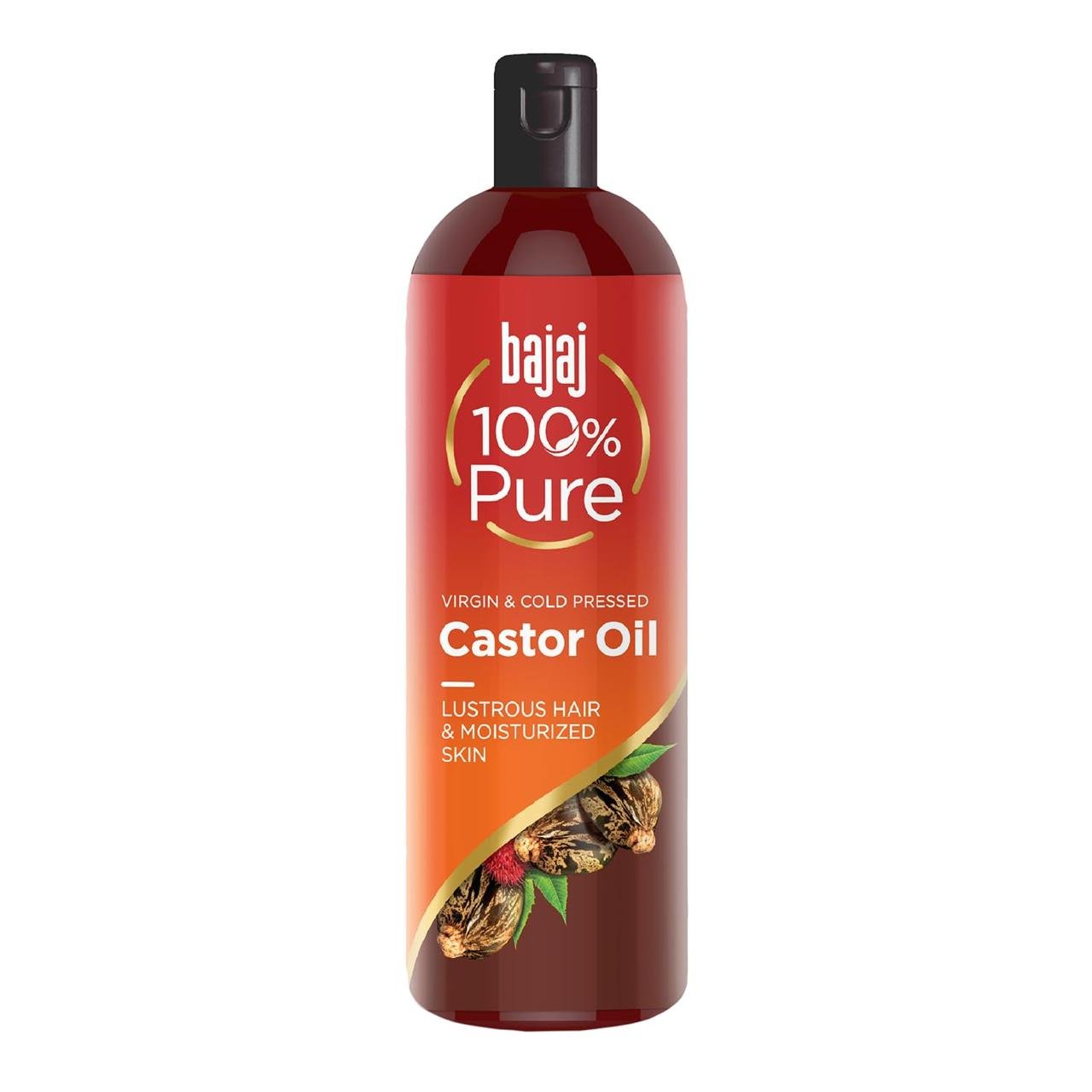 Bajaj 100 Pure Castor Oil 200ml Pure Hair Oil