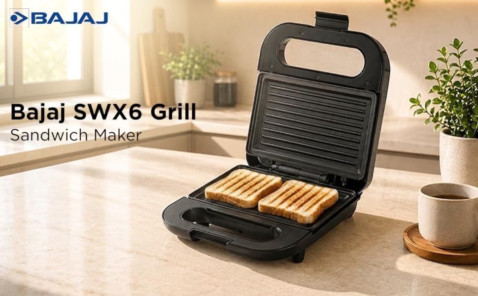 Bajaj 800-watt 2-slice Sandwich Griller 1199