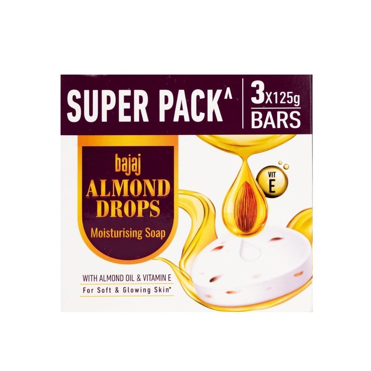 Bajaj Almond Drops Moisturising Soap 125 Gm (