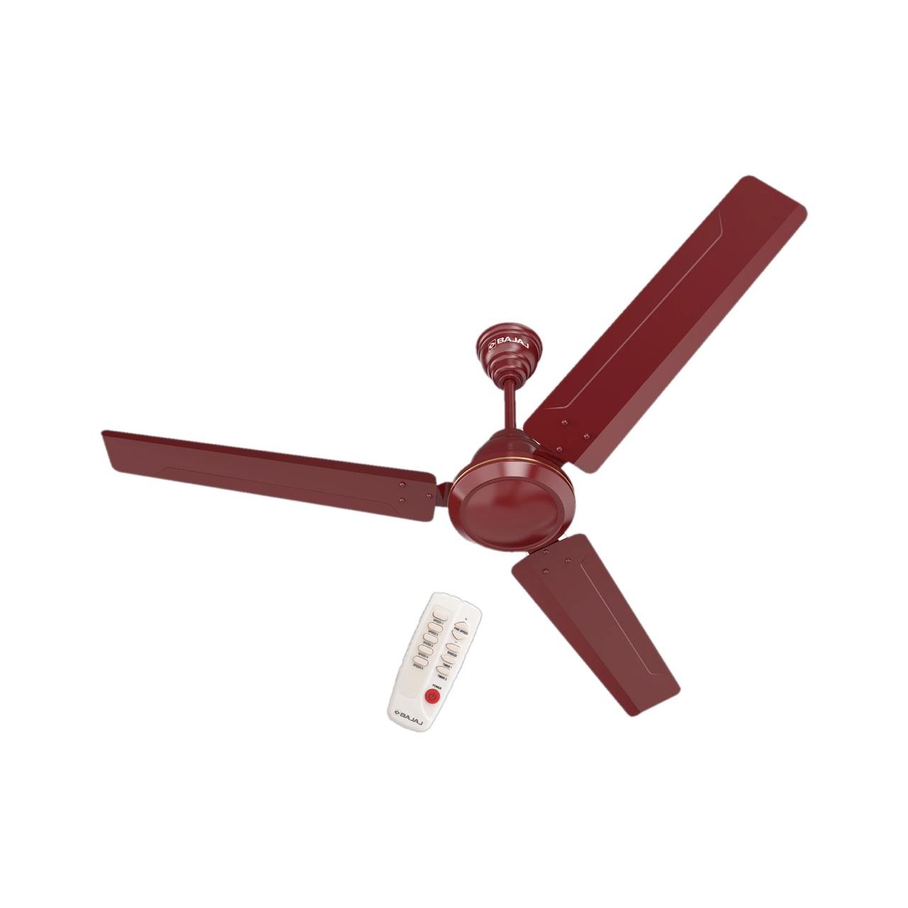 Bajaj Crest Turbo Bldc 1200mm Red Walnut With 2 Mo