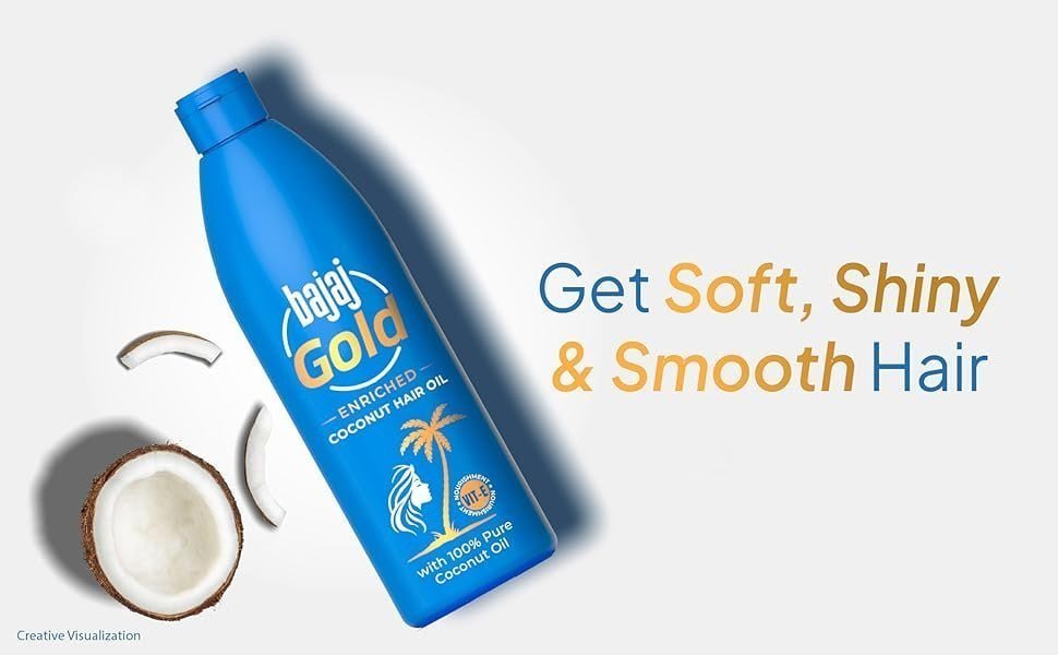 Bajaj Gold Coconut Hair Oil Enriched (500ml) 200