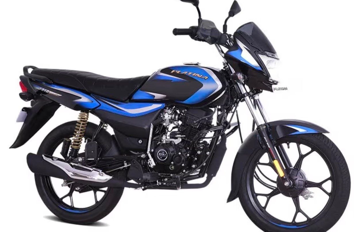 Bajaj Platina 110 Es Drum Motorbike - Black B