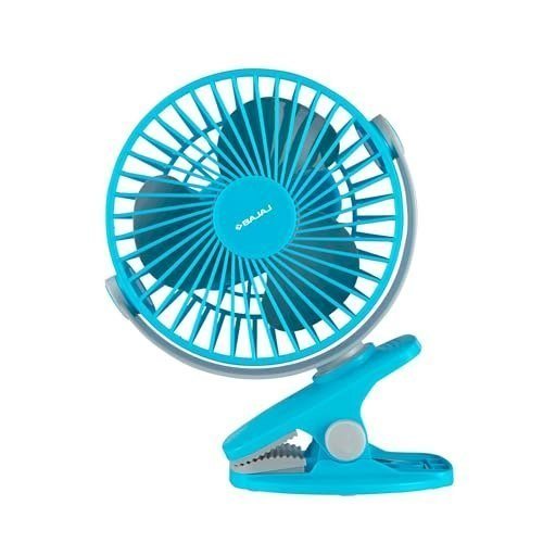 Bajaj Pygmy Mini Fan 110mm Usb Charging Multi-clip