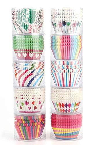 Bakefy 100 Multi Cup Baking Greaseproof Muffi