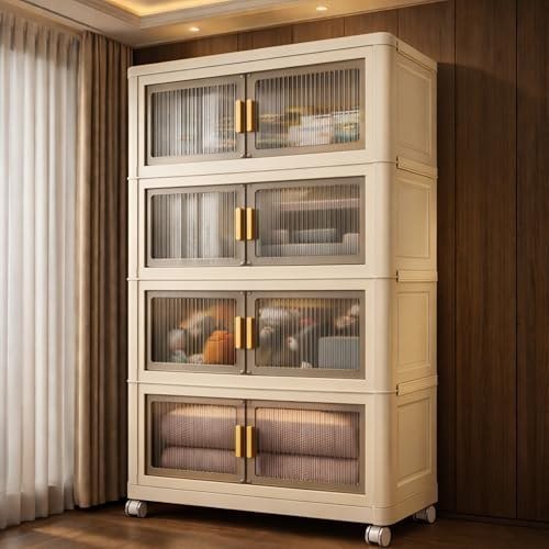 Bameos Foldable Plastic Rack For Storage Kitc