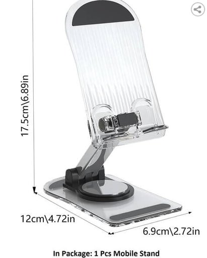 Baskety Foldable Adjustable Transparent Mobil