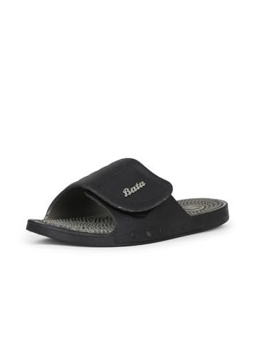 Bata Alfred Men S Black Flip Flops - 7 Uk (8626090