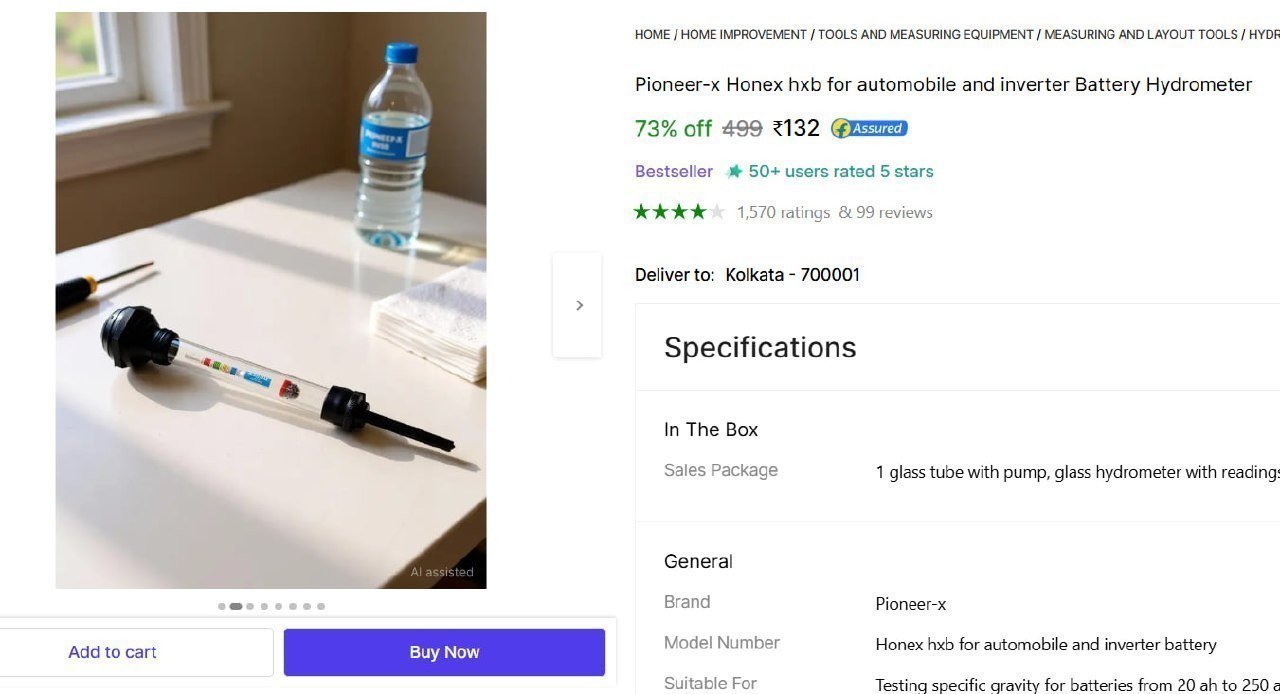 Battery Hydrometer 132