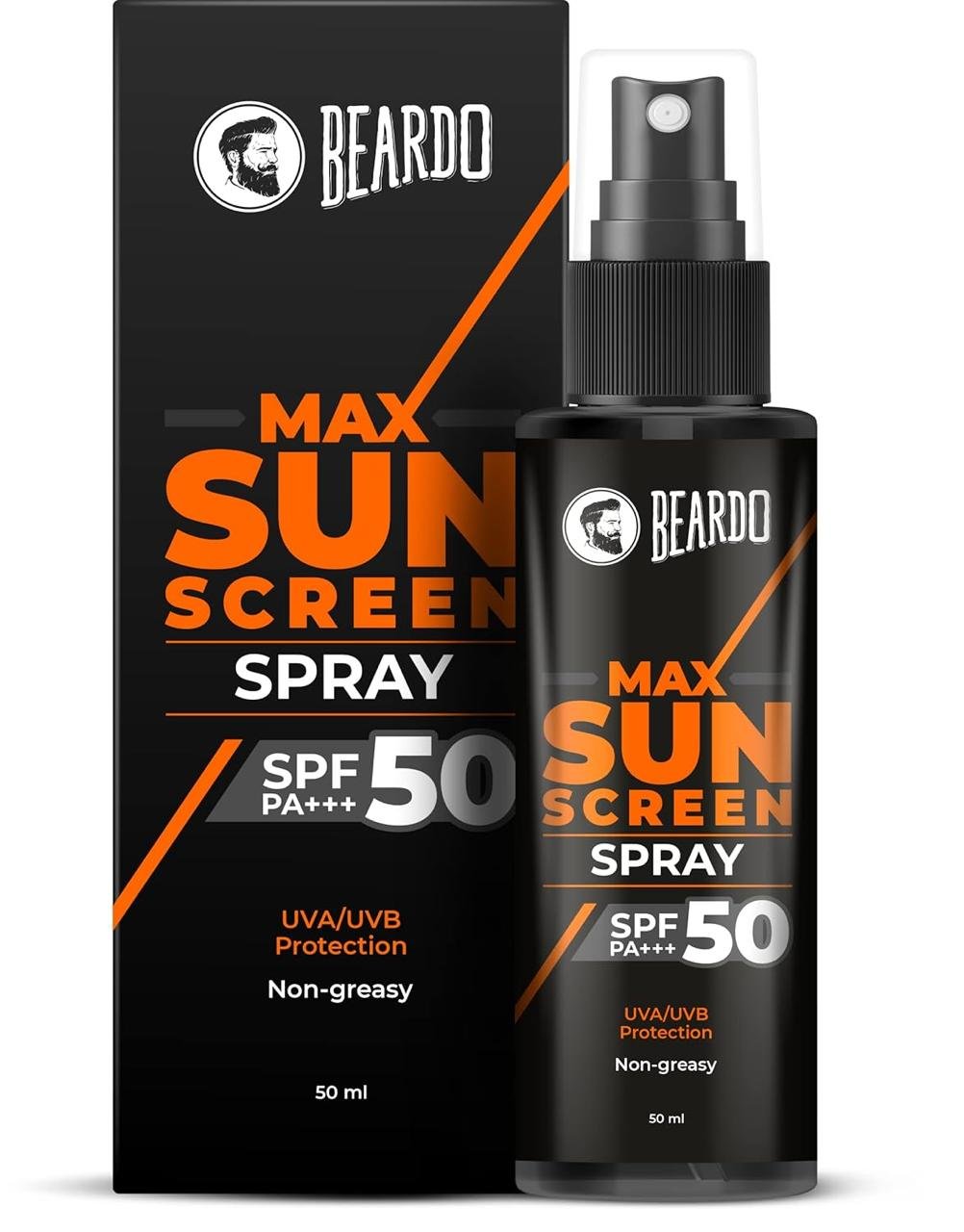 Beardo Max Sunscreen Spf 50 Pa Spray For Men 