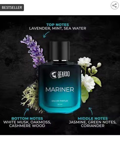 Beardo Men Mariner Eau De Parfum (50 Ml) 300 