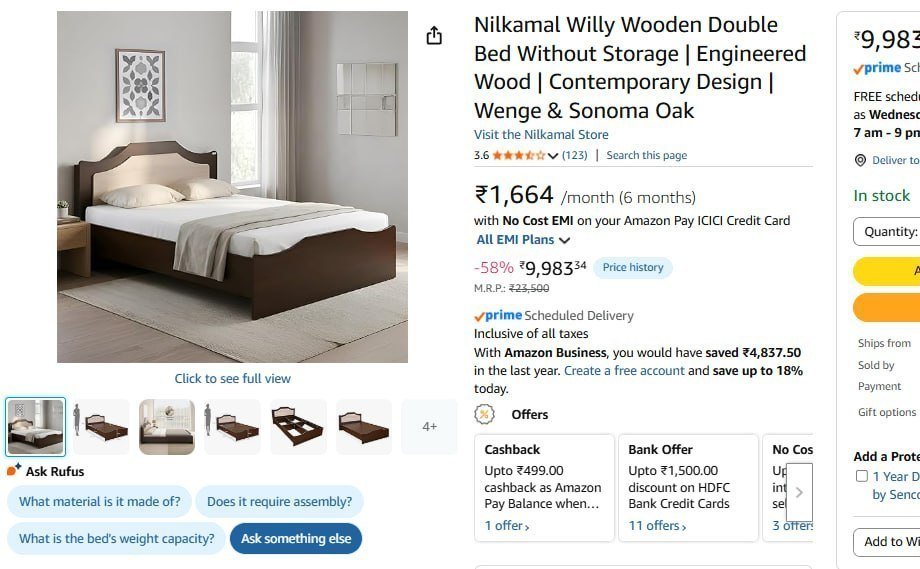 Bed At 10k