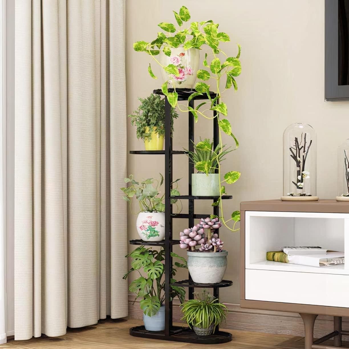 Bee Creative Anti Rust Metal Plant Stand For 