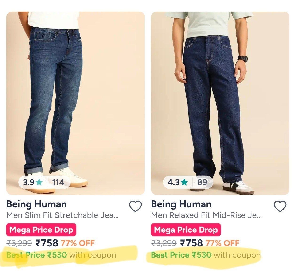 Being Human Clothing offer on Deals Heaven