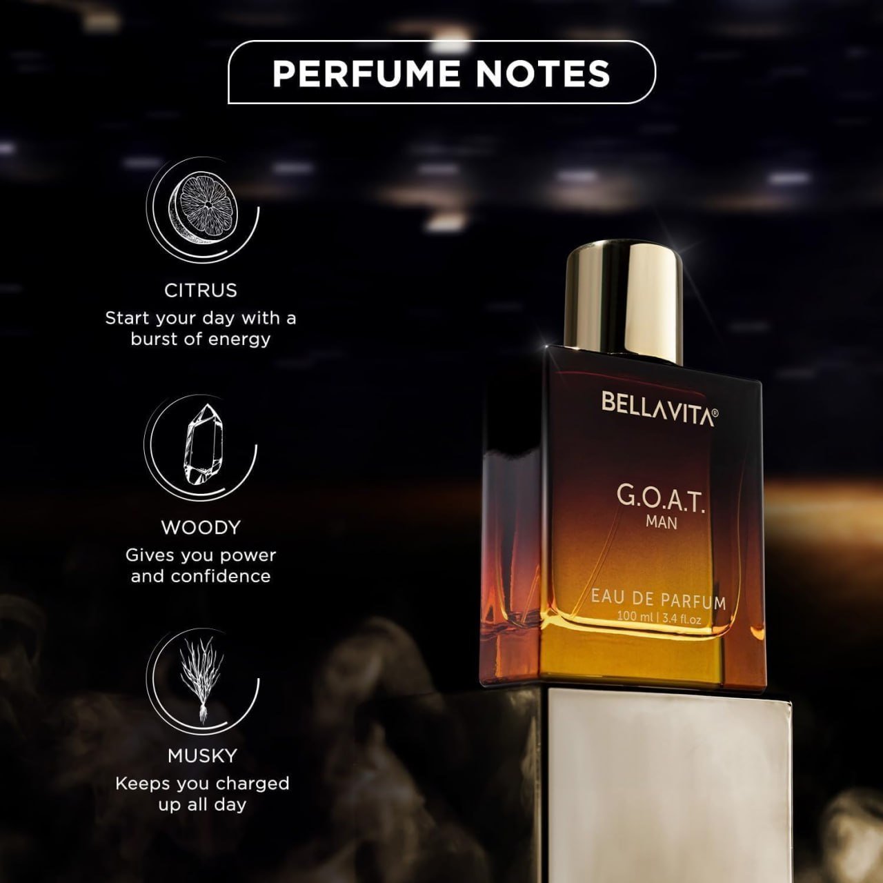 Bellavita Luxury Goat Men Perfume 100ml 449