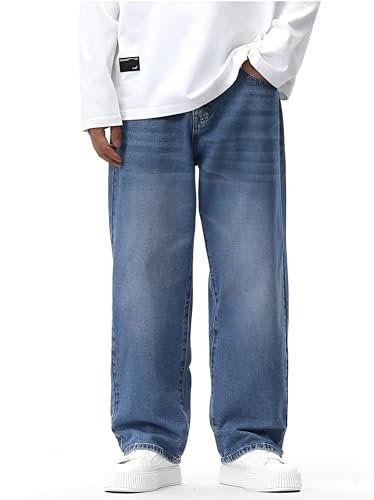 Ben Martin Light Blue Men Jeans Baggy Fit Jea